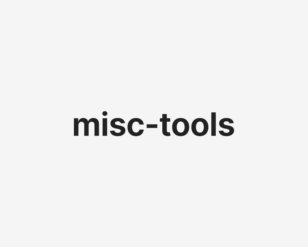 misc-tools